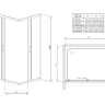Душевая кабина Radaway Premium Plus, 100x100 (30443-01-01N)