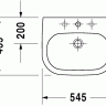 Умивальник підвісний Duravit D-Code, 55 (337540000)