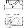 Біде підвісне Jacob Delafon Patio (E4189-00)