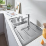 Кухонна мийка сталева Grohe K400, 87x51 (31568SD0)