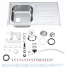 Кухонна мийка сталева Grohe K400, 87x51 (31568SD0)