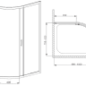 Душевая кабина Radaway Premium Plus, 100x80 (30481-01-01N)