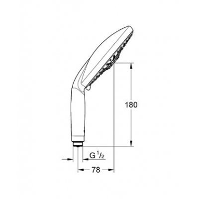Ручний душ Grohe Classic (28765000)