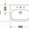 Умивальник підвісний Duravit D-Code, 60 (2310600000)