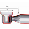 Душовий канал (трап) Aco ShowerDrain C-line, 118 (408727)