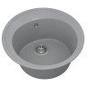 Кухонна мийка гранітна Vankor Sity, 50х50, сірий (SITY SMR 01.50 GRAY)