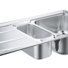 Кухонна мийка сталева Grohe K400, 97x50 (31567SD0)