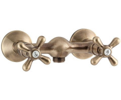 Cмеситель для душа Emmevi Deco Classic, двухвентильный, бронза (BR12002)