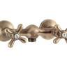 Cмеситель для душа Emmevi Deco Classic, двухвентильный, бронза (BR12002)