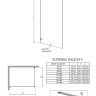 Душова стінка Radaway Walk-In Modo New II 160 (389164-01-01)