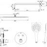 Душевая система Steinberg Serie 390 (390 4347)